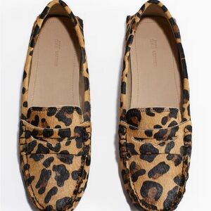 H&M Animal Print Loafers